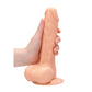 Realistische Dildo Met Testikels - 20 cm - Pleasureplay Realistische Dildo'sRealRock by Shots