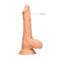 Realistische Dildo Met Testikels - 20 cm - Pleasureplay Realistische Dildo'sRealRock by Shots