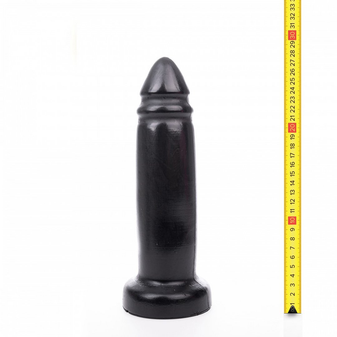 'Dookie Dildo 27,5 cm Met Zuignap - Zwart' - EroticToyzVoorbinddildo'sHung System