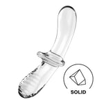 Double Crystal - Glass Dildo - Transparent - EroticToyzProducten,Toys,Dildos,Glazen Dildo's,,GeslachtsneutraalSatisfyer