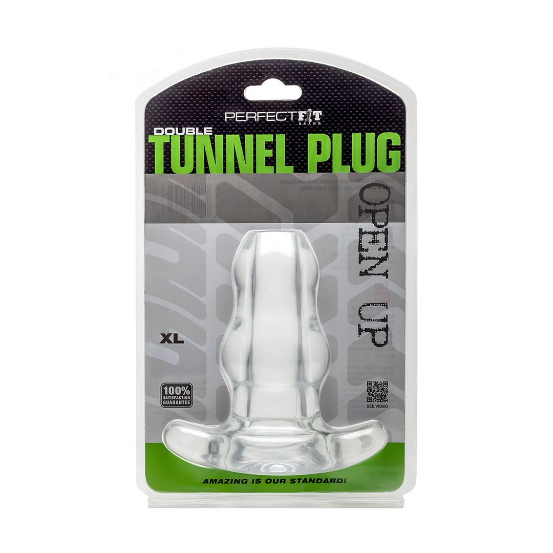 Double Tunnel Plug - Hollow Butt Plug - XL - EroticToyzProducten,Toys,Anaal Toys,Buttplugs Anale Dildo's,Buttplugs Anale Dildo's Niet Vibrerend,,GeslachtsneutraalPerfectFitBrand