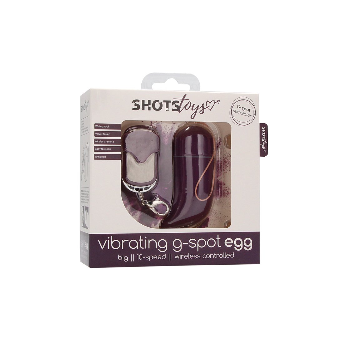 Draadloos Trillend G - spot Ei met Afstandsbediening - EroticToyzVibrerende EitjesShots Toys by Shots