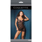 Kanten Chemise - One Size Met Zwart Kapmouwen - Pleasureplay JurkjesCoquette