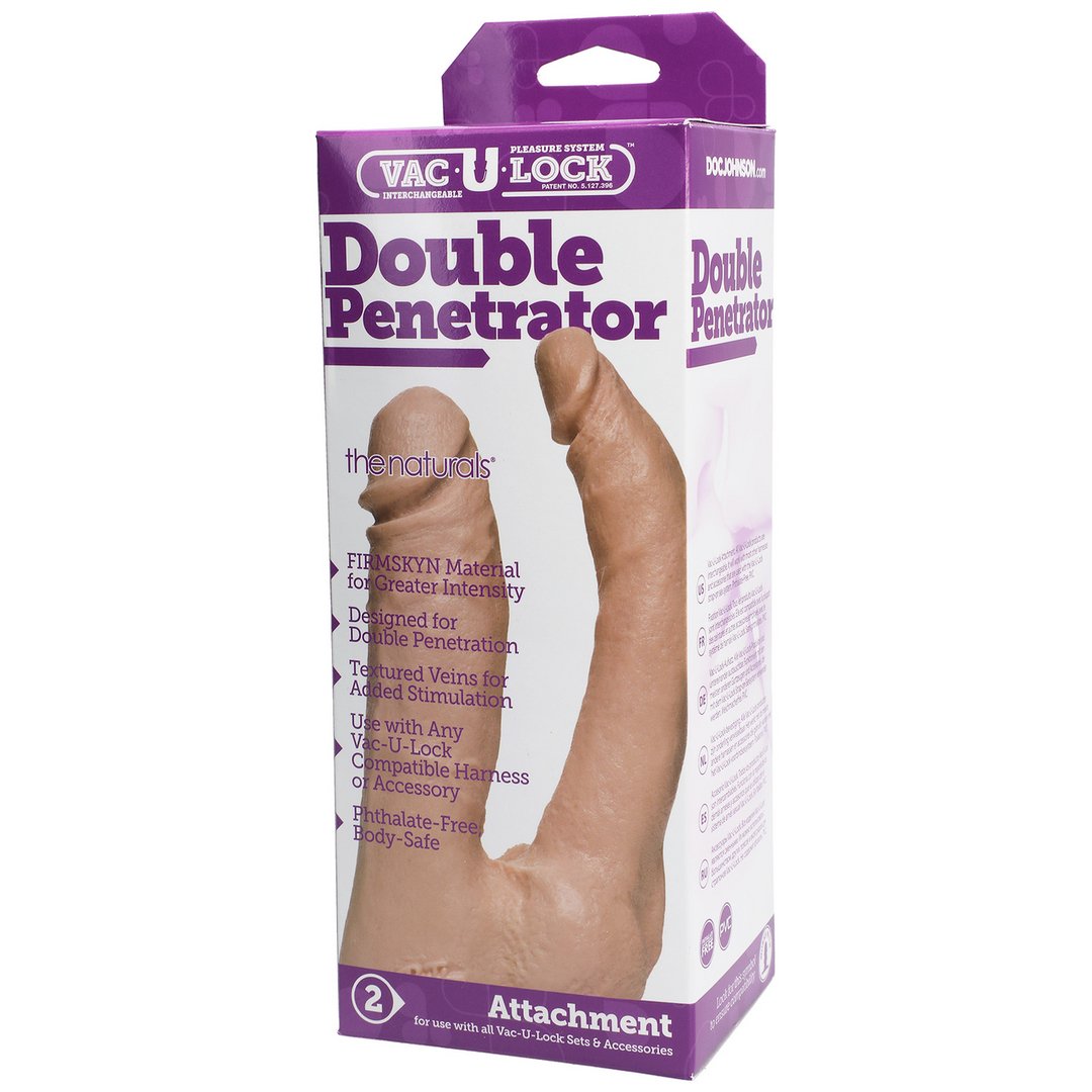 Dubbele Penetrator Dildo - 16 cm - Voor Ultra Harnas - Lichaamsveilig - EroticToyzProducten,Toys,Dildos,Voorbinddildo's,Dubbel,,GeslachtsneutraalDoc Johnson