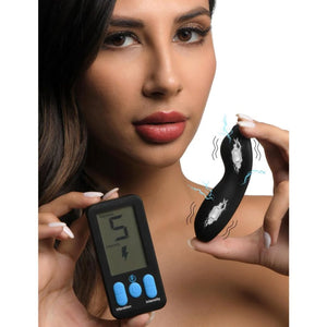 E - Stim Panty Vibe with Remote Control - Black - EroticToyzProducten,Toys,Toys met Electrostimulatie,Vibrators,Vibrators,Vibrerende Slipjes,,GeslachtsneutraalXR Brands