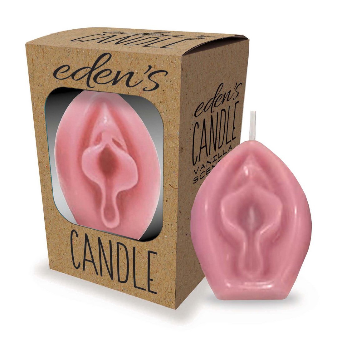 Eden’s Candle Vanilla Scented Vagina Rose - EroticToyzKaarsenLittle Genie Productions