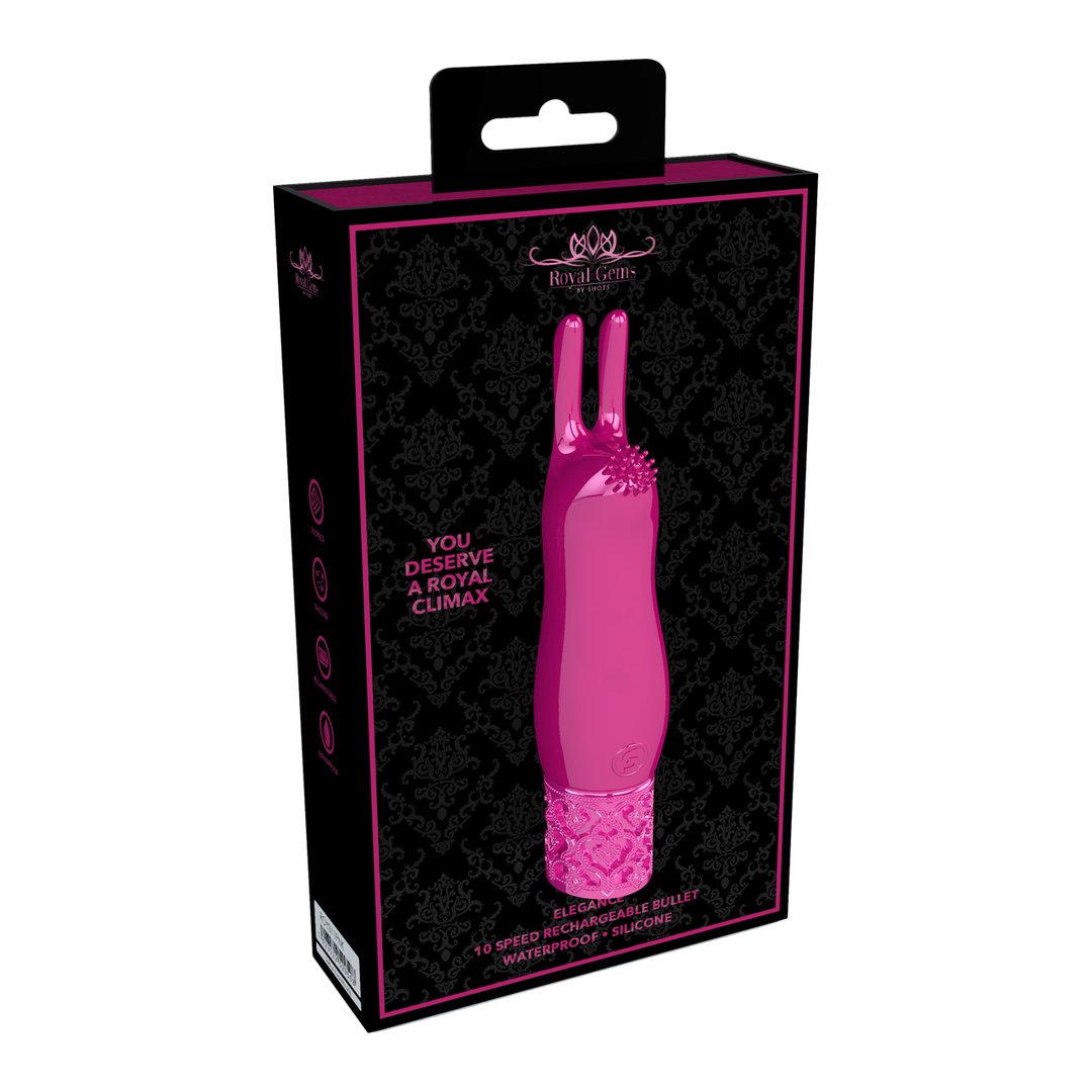 Elegance - Rechargeable Rabbit Vibrator - EroticToyzProducten,Toys,Vibrators,Rabbit Vibrators,,VrouwelijkRoyal Gems by Shots