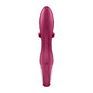 Rabbit Vibrator - Siliconen, Rood, Oplaadbaar, Waterdicht - Pleasureplay Rabbit VibratorsSatisfyer