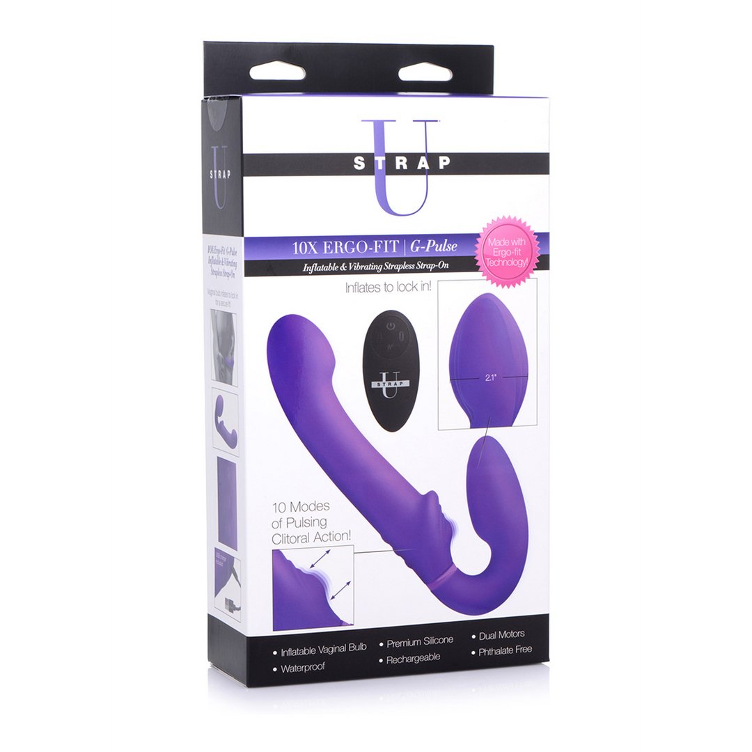 Ergo - Fit G - Pulse - Double Ended Dildo - EroticToyzProducten,Toys,Vibrators,Strap On Vibrators,Strapless,,VrouwelijkXR Brands