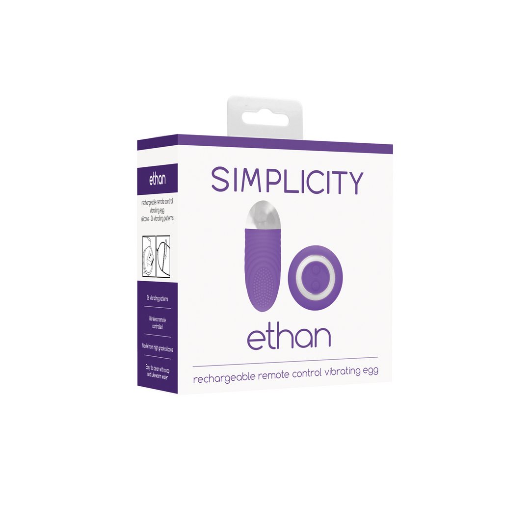 Ethan - Wireless Vibrating Egg with Remote Control - EroticToyzProducten,Toys,Vibrators,Vibrerende Eitjes,,VrouwelijkSimplicity by Shots