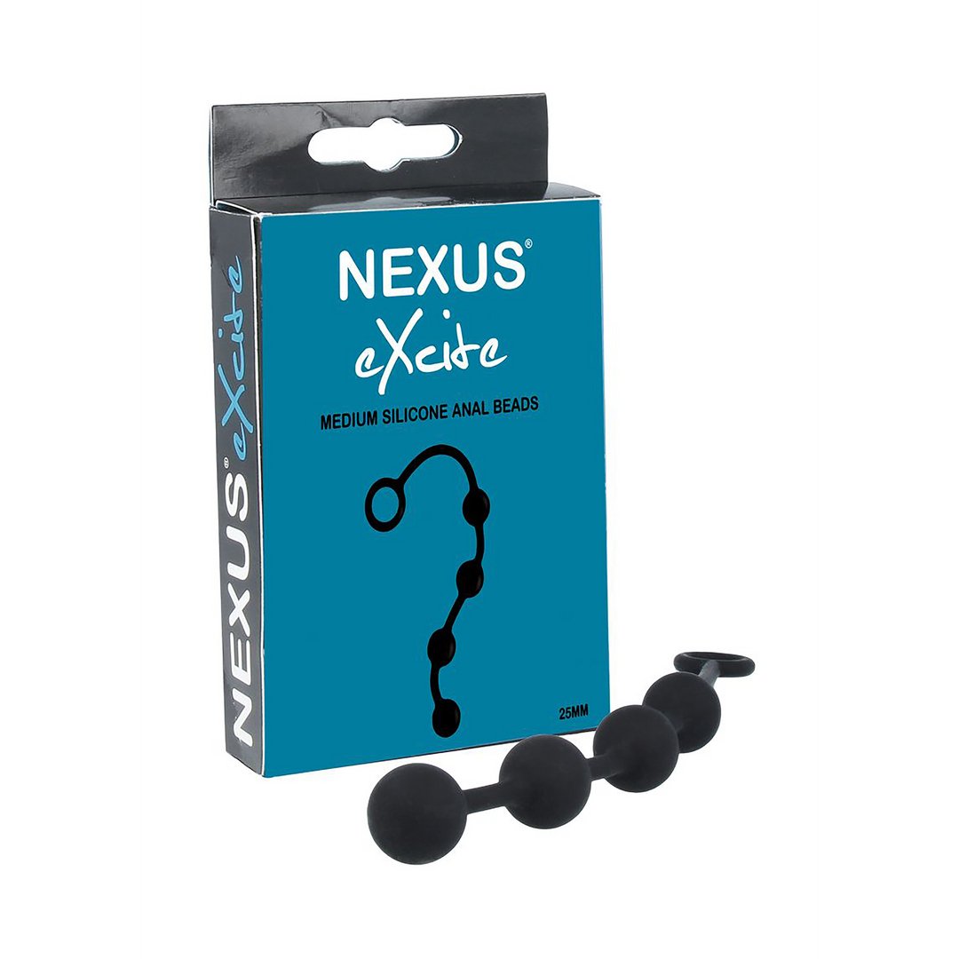 Excite Medium - Silicone Anal Beads - EroticToyzProducten,Toys,Anaal Toys,Anal Beads,,GeslachtsneutraalNexus