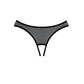 Open Kruis Panty - Zwart - One Size - Pleasureplay Strings en SlipjesAllure