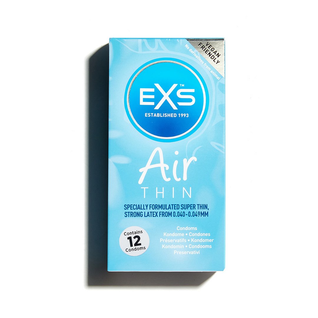 EXS Air Thin - Condoms - 12 Pieces - EroticToyzProducten,Veilige Seks, Verzorging Hulp,Veilige Seks,Condooms voor Mannen,,MannelijkEXS