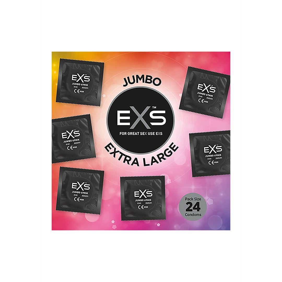 EXS Jumbo Pack - Condoms - 24 Pieces - EroticToyzProducten,Veilige Seks, Verzorging Hulp,Veilige Seks,Condooms voor Mannen,,MannelijkEXS