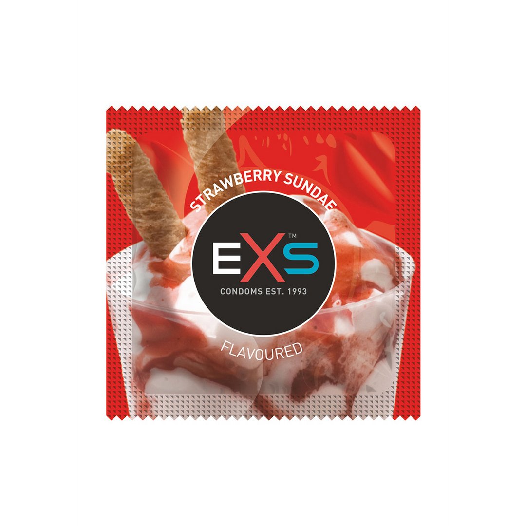 EXS Mixed Flavored - Condoms - 12 Pieces - EroticToyzProducten,Veilige Seks, Verzorging Hulp,Veilige Seks,Condooms voor Mannen,,MannelijkEXS