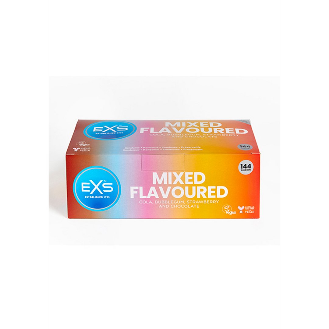 EXS Mixed Flavors - Condoms - 144 Pieces - EroticToyzProducten,Veilige Seks, Verzorging Hulp,Veilige Seks,Condooms voor Mannen,,MannelijkEXS