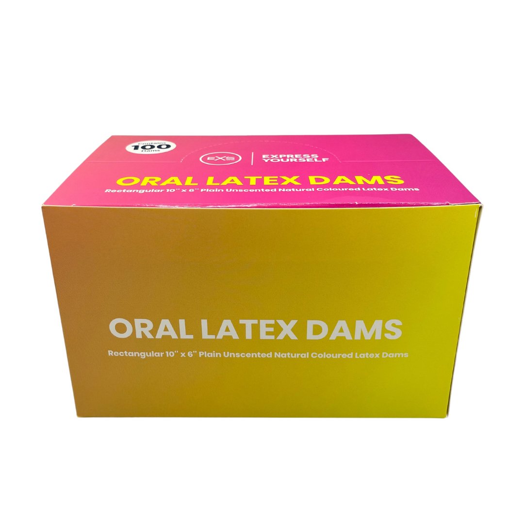 EXS Orale Dammen 100 Stuks - Natuurlijk Latex, Individueel Verpakt - EroticToyzDental DamsEXS