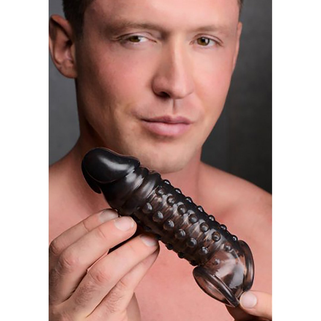 'Extase Penis Sleeve 2/4 cm Met Balriem - Transparant' - EroticToyzPenis SleeveXR Brands