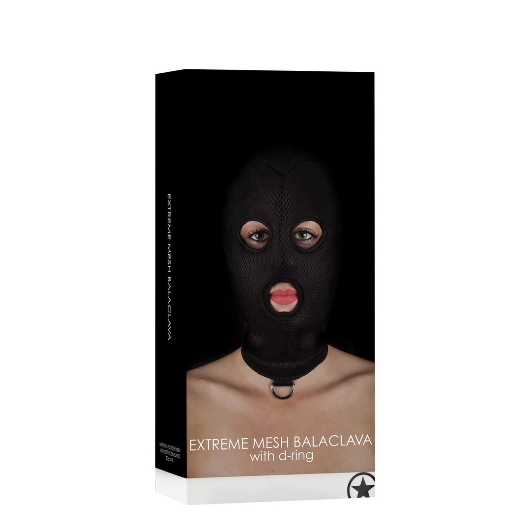 Extreme Mesh Balaclava with D - Ring - EroticToyzProducten,Toys,Fetish,Maskers,Gezichtsmasker,,GeslachtsneutraalOuch! by Shots