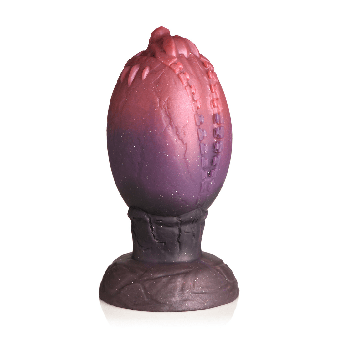 Fantasy Silicone Egg Plug - Donkerrood - Pleasureplay Buttplugs Anale Dildo's Niet VibrerendXR Brands
