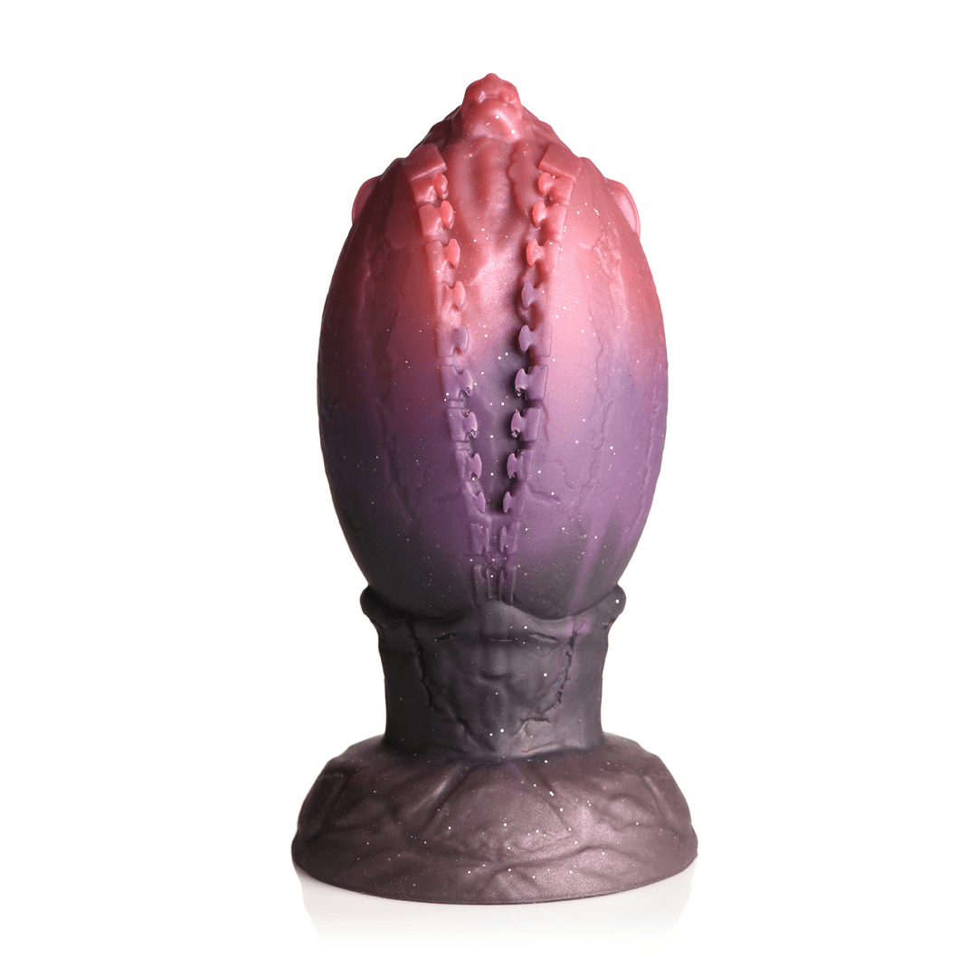Fantasy Silicone Egg Plug - Donkerrood - Pleasureplay Buttplugs Anale Dildo's Niet VibrerendXR Brands