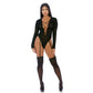 Teddy Met Lange Mouwen - Luipaardprint - XL - Pleasureplay Bodysuits TeddiesForplay