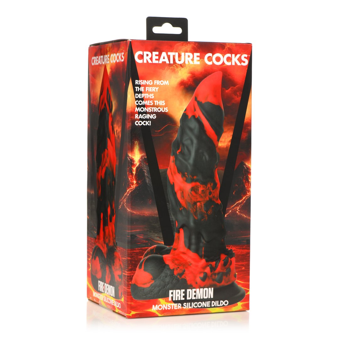 Fire Demon - Black - EroticToyzProducten,Toys,Dildos,Niet - Fallische Dildo's,Nieuwe Producten,,GeslachtsneutraalXR Brands