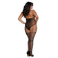 Teddy Bodystocking - Visnet en Kant - Pleasureplay Queen sizeDreamgirl