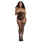 Teddy Bodystocking - Visnet en Kant - Pleasureplay Queen sizeDreamgirl