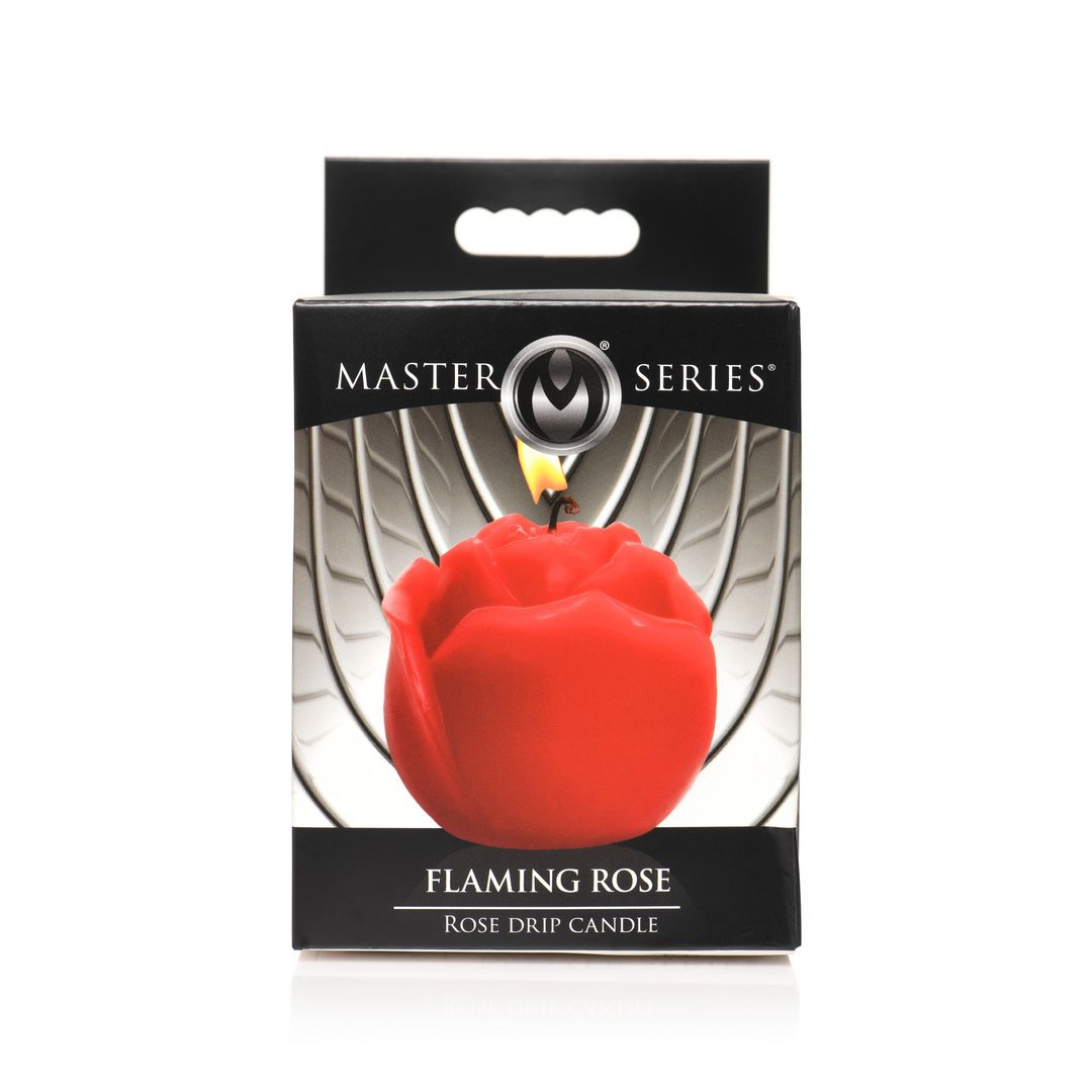 Flaming Rose - Drip Candle - Red - EroticToyzProducten,Veilige Seks, Verzorging Hulp,Massage,Massagekaarsen,Nieuwe Producten,,GeslachtsneutraalXR Brands