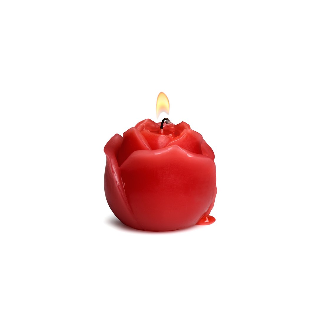 Flaming Rose - Drip Candle - Red - EroticToyzProducten,Veilige Seks, Verzorging Hulp,Massage,Massagekaarsen,Nieuwe Producten,,GeslachtsneutraalXR Brands