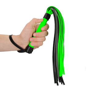 Flogger - Glow in the Dark - EroticToyzProducten,Toys,Fetish,Slaan en Plagen,Zwepen en Floggers,,GeslachtsneutraalOuch! by Shots