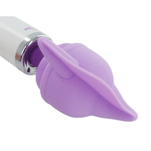 Flutter Tip Silicone Wand Attachment - Purple - EroticToyzProducten,Toys,Vibrators,Accessories,,XR Brands