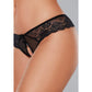 Allure Panty Open Kruisje - Pleasureplay Strings en SlipjesAllure