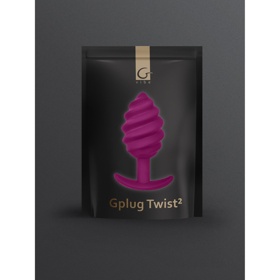 G - Plug Twist 2 - Fuchsia - EroticToyzProducten,Toys,Anaal Toys,Buttplugs Anale Dildo's,Buttplugs Anale Dildo's Niet Vibrerend,,GeslachtsneutraalG - Vibe