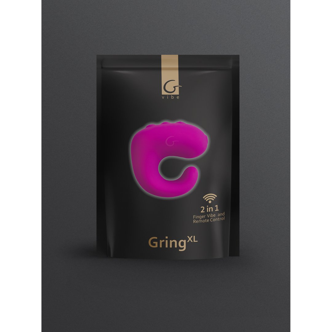 G - Vibe Vibrerende Cockring XL - Pleasureplay VingervibratorG - Vibe