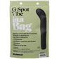 Doc Johnson g - spot vibrator Zwart - Pleasureplay G - Spot VibratorDoc Johnson