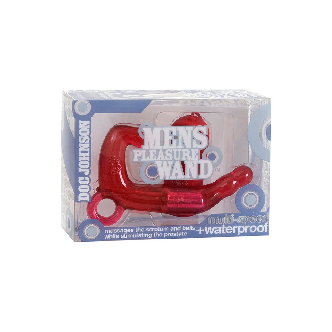 Prostaat Vibrator Met Scrotum - stimulator - Houtskool - Pleasureplay ProstaatstimulatorenDoc Johnson