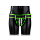 Gestreepte Glow in the Dark Jockstrap - M - EroticToyzJocksOuch! by Shots