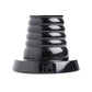 Giant Ribbed Anal Cone - Black - EroticToyzProducten,Toys,Anaal Toys,Buttplugs Anale Dildo's,Buttplugs Anale Dildo's Niet Vibrerend,,XR Brands