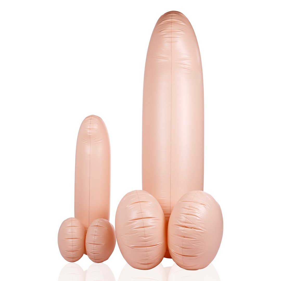 Gigantische Opblaasbare Penis 140 cm - Huidkleurig - EroticToyzFeestartikelenS - Line by Shots