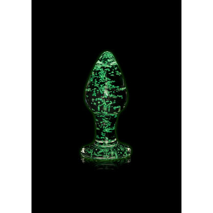 Glass Butt Plug - Glow in the Dark - Large - EroticToyzProducten,Toys,Anaal Toys,Buttplugs Anale Dildo's,Buttplugs Anale Dildo's Niet Vibrerend,,GeslachtsneutraalOuch! by Shots