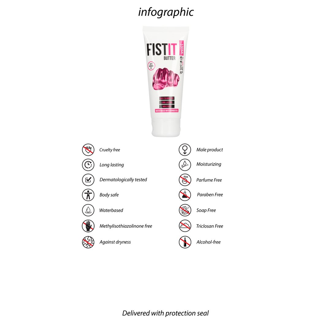 Glijmiddel Op Waterbasis - 100 ml - EroticToyzGlijmiddelen op WaterbasisFist It by Shots