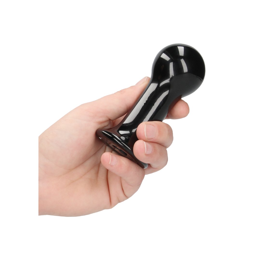 Globy - Glass Vibrator with Suction Cup - EroticToyzProducten,Toys,Vibrators,Glazen Vibrators,,VrouwelijkChrystalino by Shots