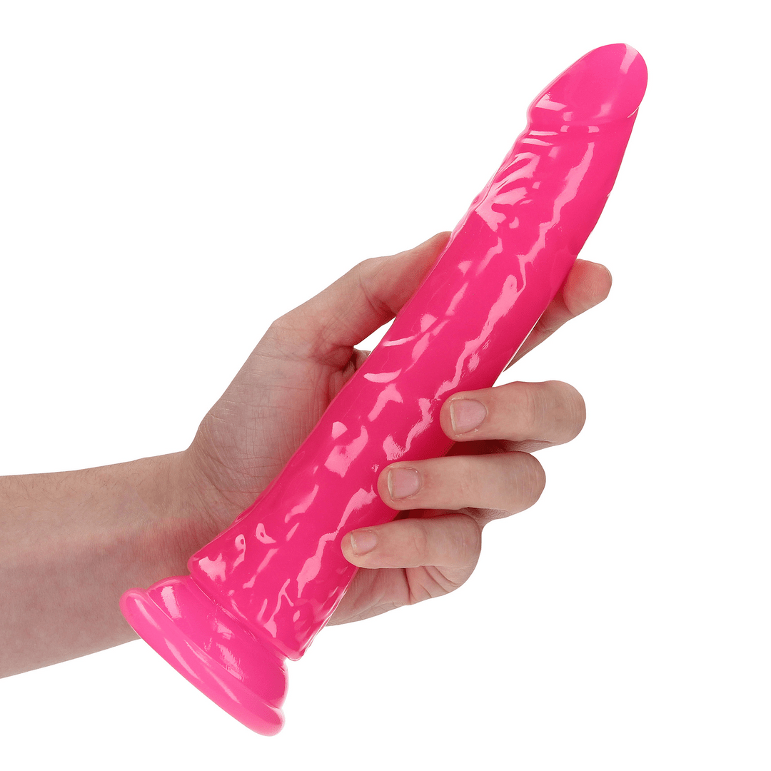 Glow in the Dark Dildo Met Zuignap - 25 cm - Pleasureplay Realistische Dildo'sRealRock by Shots