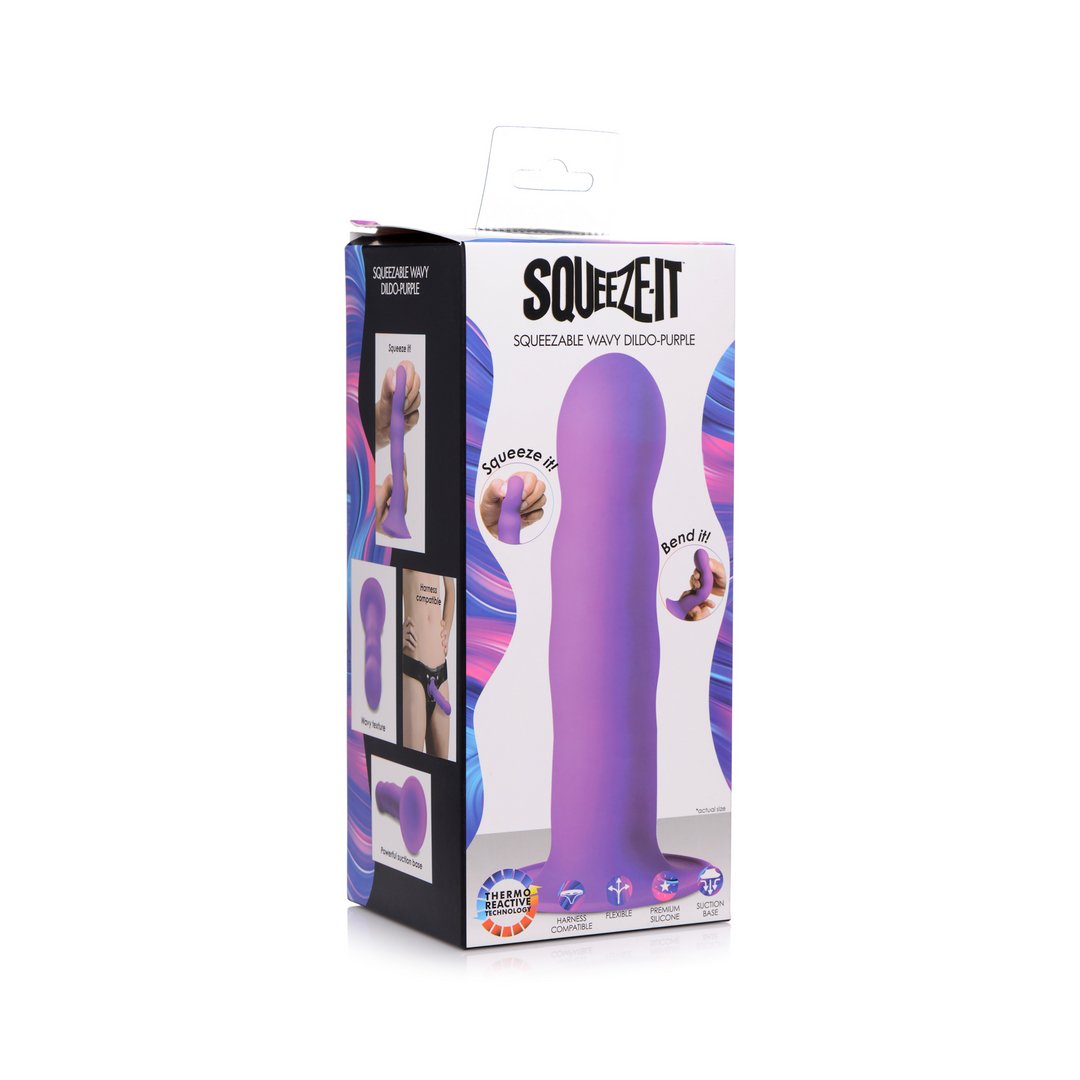 'Golvend Siliconen Dildo Met Zuignap - 20 cm' - EroticToyzRealistische Dildo'sXR Brands