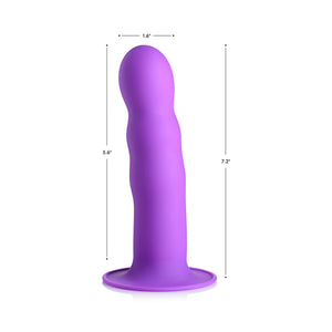 'Golvend Siliconen Dildo Met Zuignap - 20 cm' - EroticToyzRealistische Dildo'sXR Brands