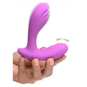 GPearl GSpot Stimulator met Bewegende Kralen en Afstandsbediening - Paars - EroticToyzG - Spot VibratorXR Brands