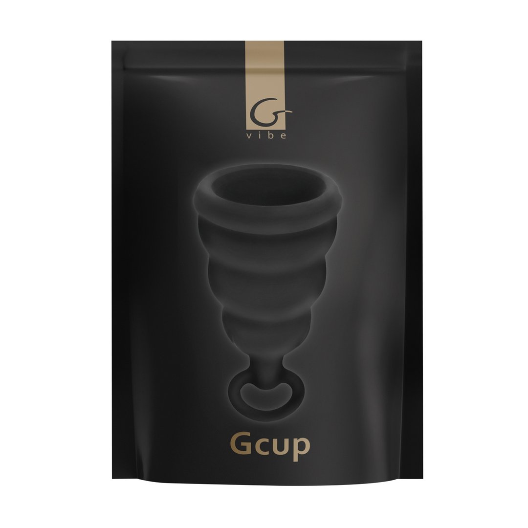 Gvibe Gcup Menstruatiecup met Terugslagklep - Zwart - EroticToyzVrouwelijke HygiëneG - Vibe