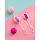 Gvibe Geisha Balls Mini 4 Delige Set - Framboos - EroticToyzVaginale ballen Ben Wa - ballenG - Vibe